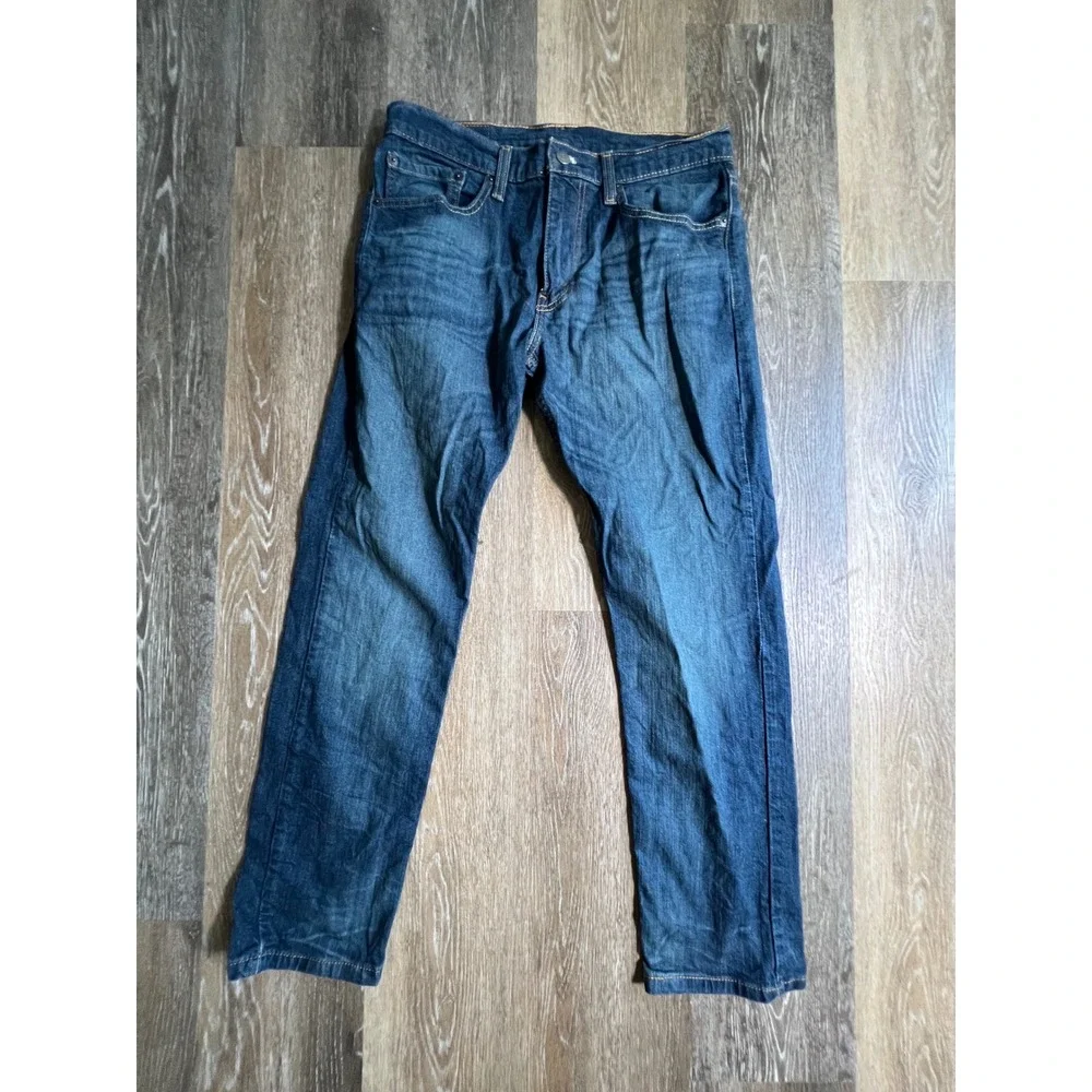 Levi's 502 Regular Taper‎ Jeans Mens 31x30 Blue Medium Wash Denim Pants